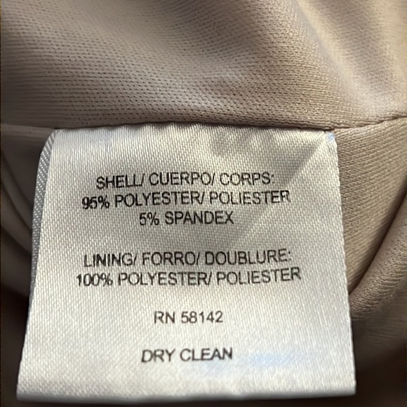 Maggy London shift print dress cap sleeves Sz 4 - Picture 8 of 8